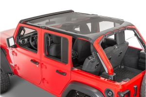 Mopar Sun Bonnet - Black Mesh - JL 4Dr 