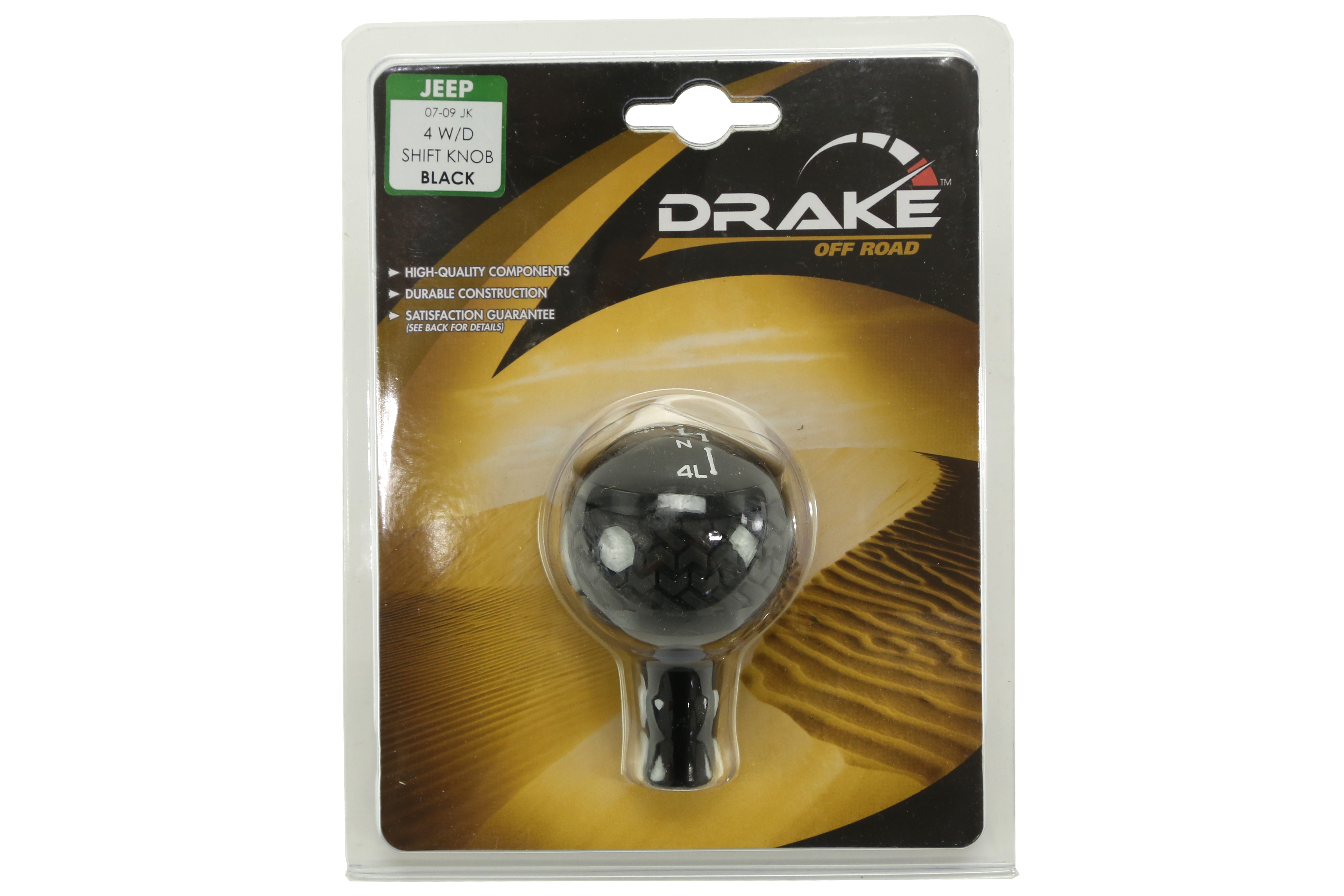 Drake Off Road 4WD Shift Knob Black Finish