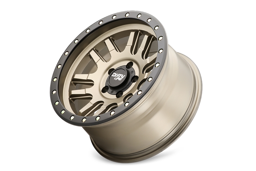 Dirty Life 9309 Canyon Pro Series Wheel, 17x9 5x5 -12MM - Satin Gold - JT/JL/JK