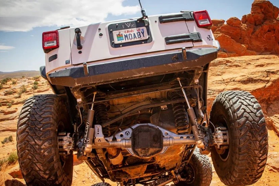 Crawltek Inferno Rear Bumper - Black - JK 