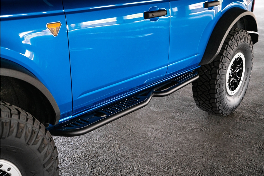 DV8 Offroad OE Plus Series Side Steps - Black - Bronco 2021+ 4dr