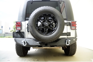 DV8 Offroad RS-6 Full Length Rear Bumper  - JK