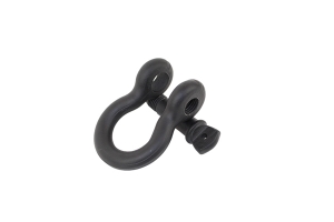 Fishbone Offroad 3/4in D-Ring Shackles - Gloss Black 