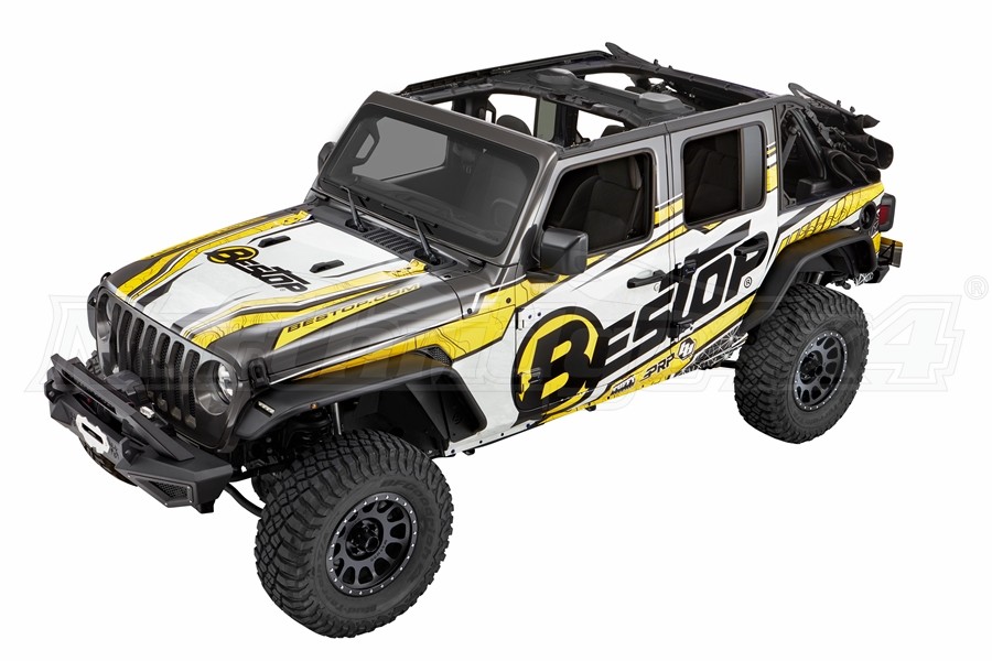 Jeep Jl 4dr Bestop Supertop Ultra Soft Top Black Twill Jeep Unlimited Rubicon 2018 2020 54725 17 Northridge4x4