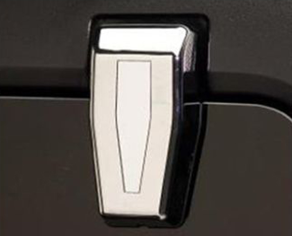 Putco Upper Rear Window Hinge Covers, Chrome - JK