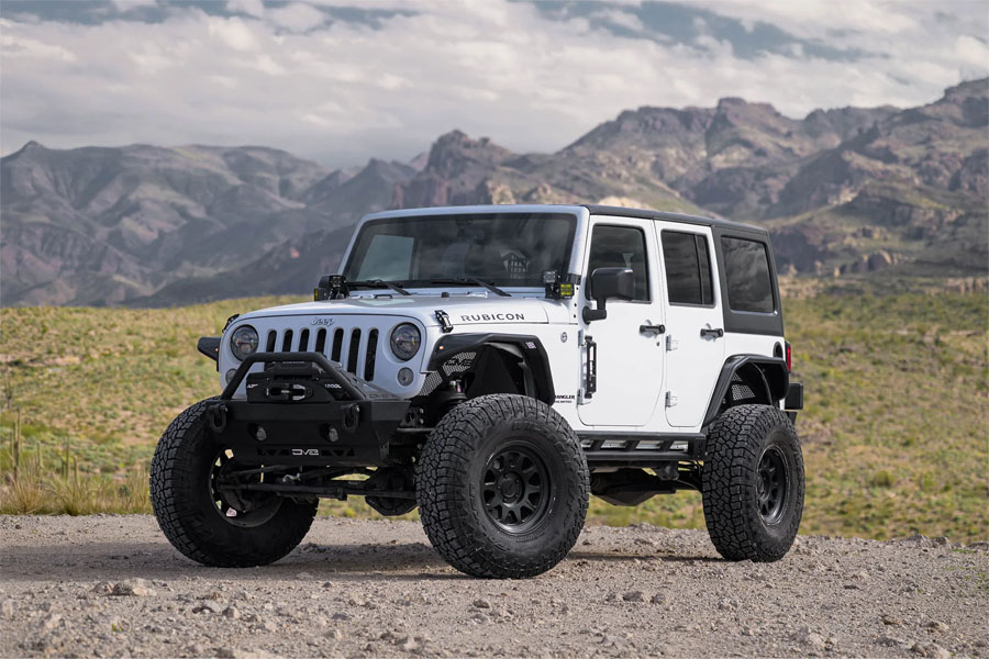 DV8 Offroad Rock Sliders Pair - JK 4dr