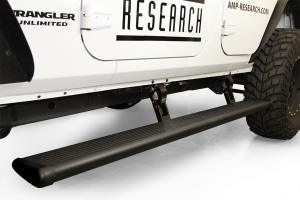 AMP Research PowerStep Electric Running Boards - Black - JL 4Dr