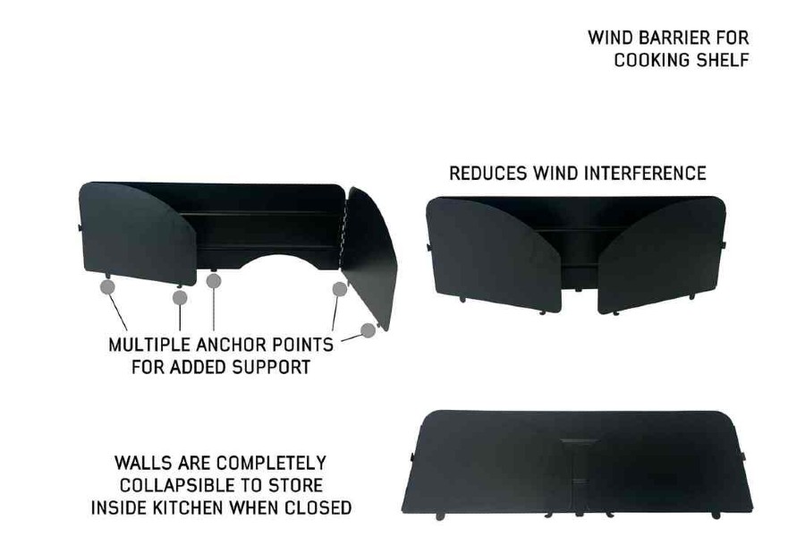 Overland Vehicle Systems Camp Cargo Box Kitchen w/Slide Out Sink Cooking Shelf and Work Station