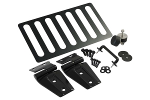 Kentrol Hood Kit, No Hood Catch - Powdercoat Black  - JK 