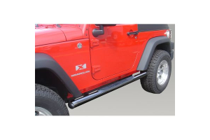 Rugged Ridge Side Steps Black - JK 2dr