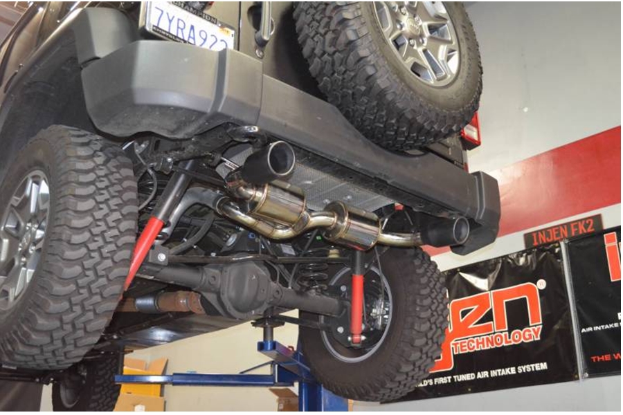 Injen Technology Dual Exhaust System - Black - JK 3.8L / 3.6L