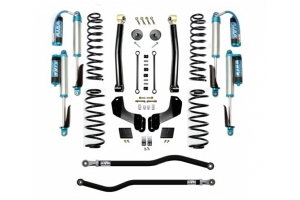 EVO Manufacturing 2.5in Enforcer Overland PLUS Stage 2 Lift Kit w/ King 2.5 Shocks - JL 