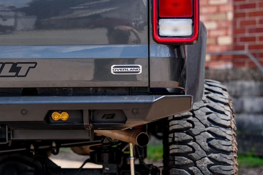 Motobilt Tomahawk High Clearance Rear Bumper - Bare Steel - JT