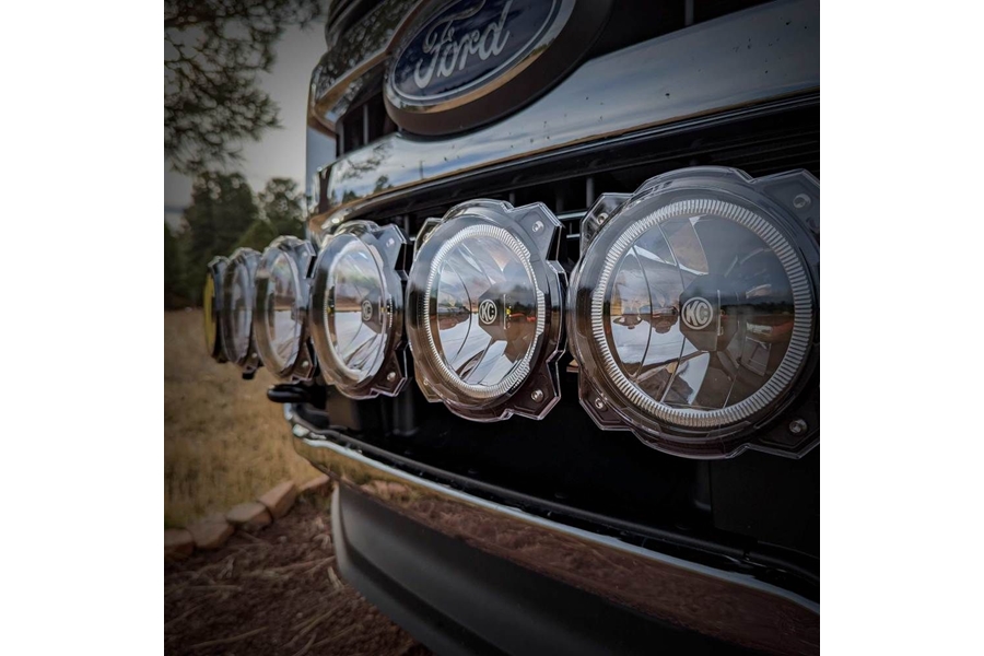 KC HiLiTES 6in Pro6 Gravity LED Light Shield - Clear