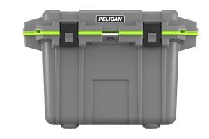 Pelican 70QT Elite Cooler- Dark Gray/Green