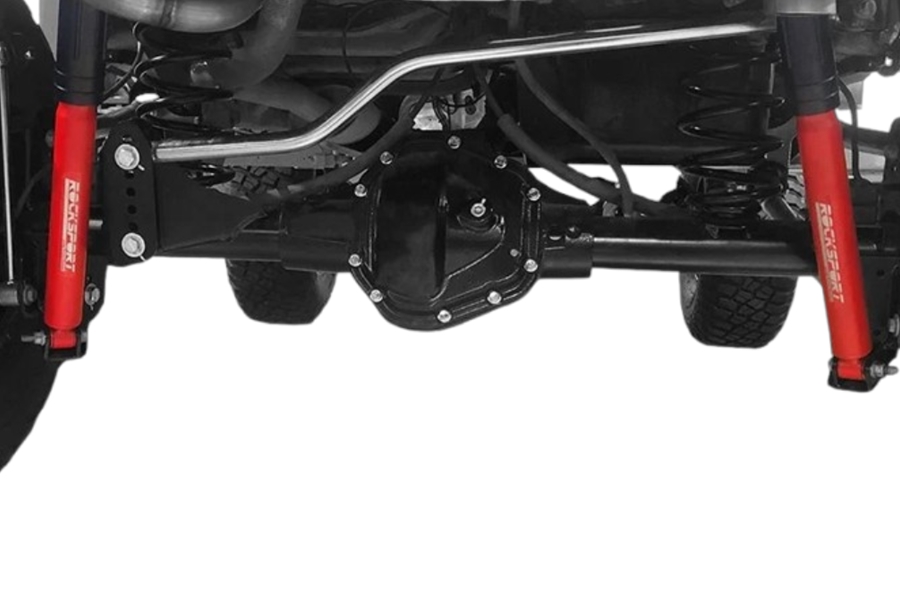 MetalCloak RockSport RED Long Travel Shocks - Rear - JK