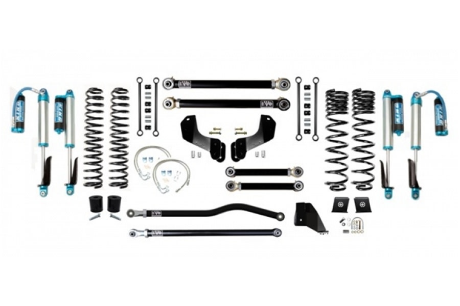 EVO Manufacturing 6.5in Enforcer Overland Stage 3 Plus Lift Kit w/ Comp Adjusters - JT