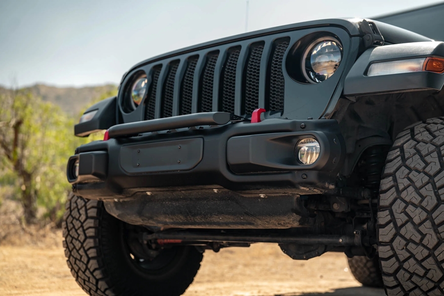 DV8 Offroad Push Bar for Mopar Rubicon Steel Bumper - JL