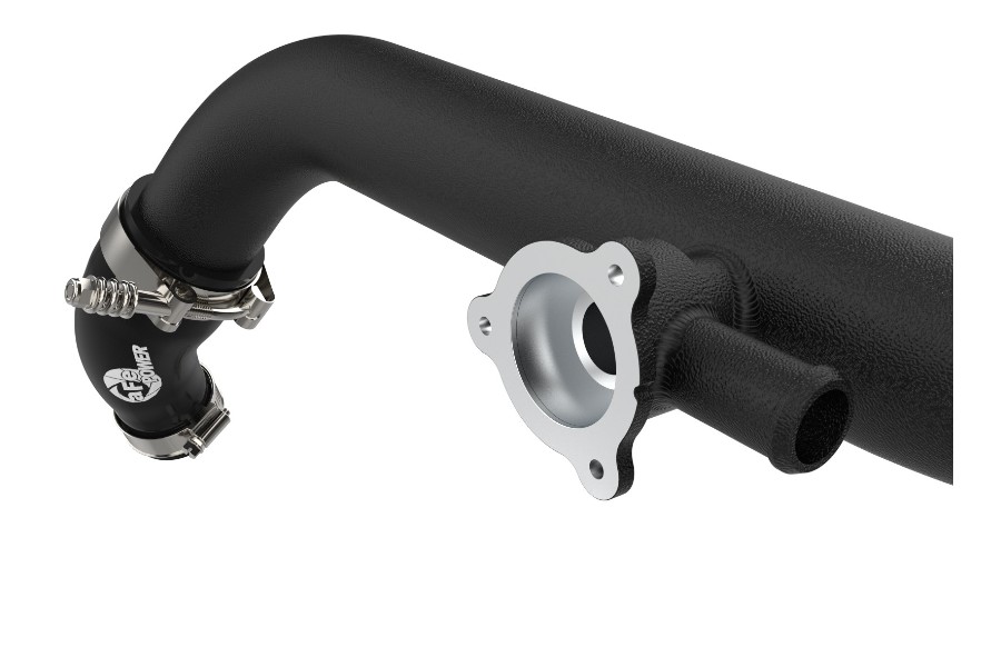 aFe Power BladeRunner Aluminum Hot and Cold Charge Pipe Kit - Black - Bronco 2021+ 2.7L