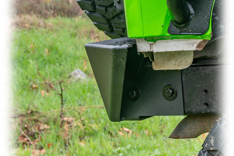 Turn Offroad Rear Bumper w/ LED Pod Lights and Hitch Receiver - JK