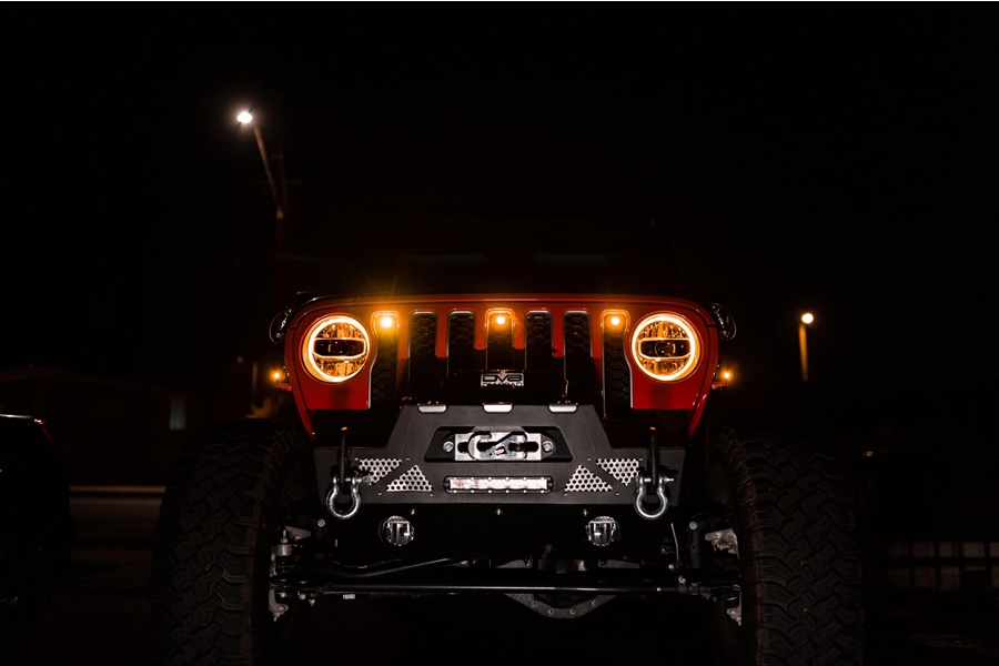 DV8 Offroad Amber LED Grille Lights - JL