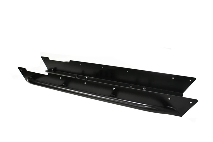 Rock Hard 4x4 Patriot Series Rocker Guards w/ Tube Sliders - Black - LJ