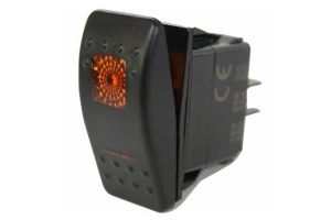 Bulldog Winch Rocker Switch ON/OFF 5-Pin, Amber