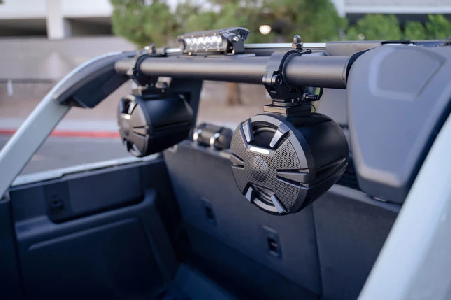 DV8 Offroad Rear Speaker and Light Mount Crossbar - Bronco 2021+ 4dr