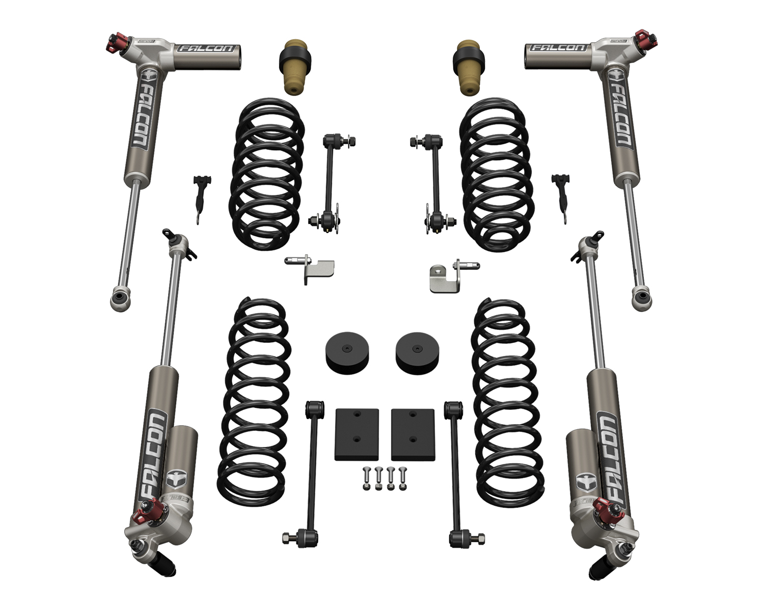 Teraflex 1.5in Sport ST1 Suspension System w/ 3.3 Falcon Shocks - JK 2dr