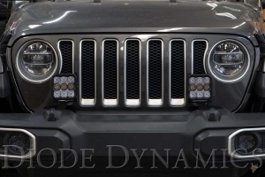 Diode Dynamics SS5 CrossLink Bumper Lightbar Kit, Pro Yellow Driving - JL