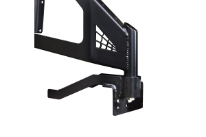 Poison Spyder Frame Mounted Tire Carrier w/ Camera Mount - Black - JL 