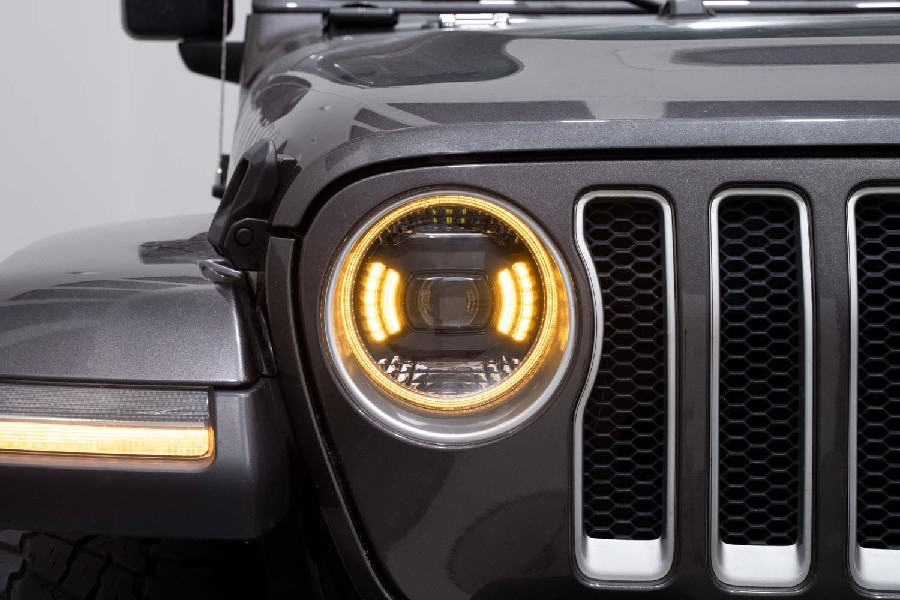 Diode Dynamics Elite Max LED 9in Headlights - Pair - JT/JL 