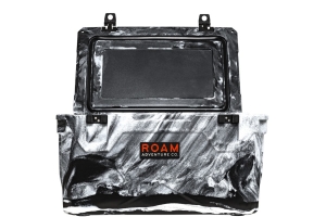 Roam Rugged Cooler 45qt  - White-Black Marble