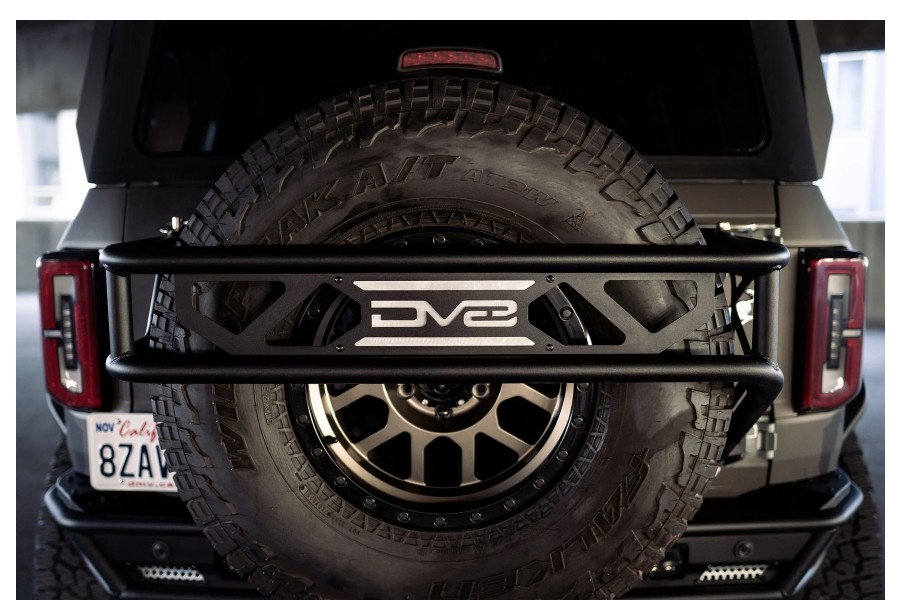 DV8 Offroad Spare Tire Guard  Accessory Mount - Bronco 2021+
