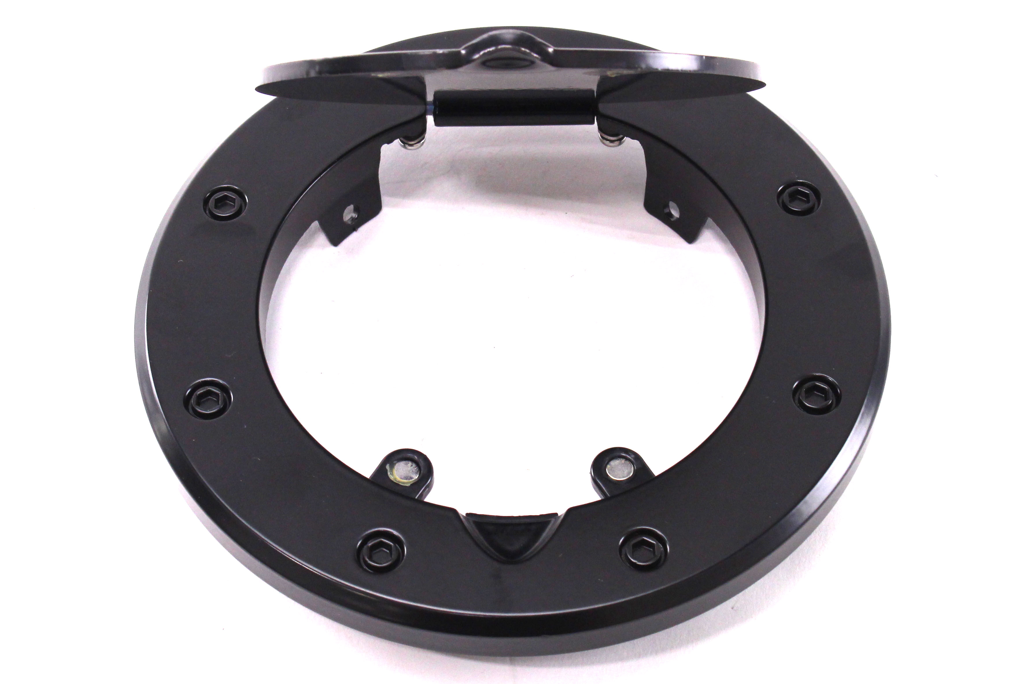 Rugged Ridge Non-Locking  Black Aluminum Gas Cap Door  - JK