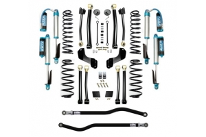 EVO Manufacturing 2.5in Enforcer Overland PLUS Stage 4 Lift Kit w/ King 2.5 Shocks - JL Diesel 