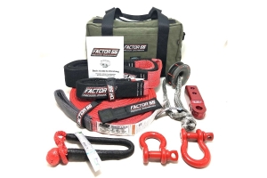 Factor 55 Vehicle Recovery Kit/Sawtooth, Medium, Red