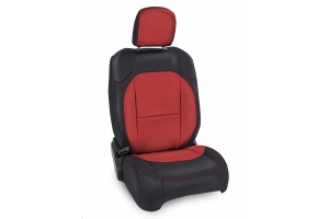 PRP Front Seat Covers w/Molle, Pair, Black/Red - JL 2dr Rubicon