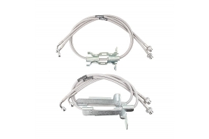 Synergy Manufacturing Stainless Braided Front and Rear Brake Line Kit - JL