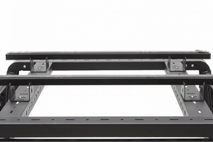 ZROADZ Access Overland Rack Crossbars - Black Mild Steel Bolt-On 2 Pc Set w/ Hardware - JT