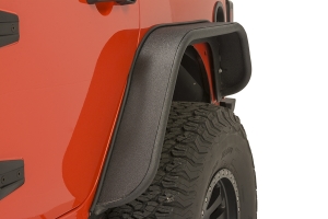 Fishbone Offroad Front and Rear Aluminum Tube Fenders - Black  - JK 