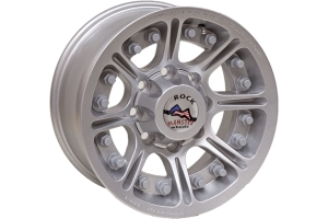 Hutchinson Rock Monster Beadlock Wheel, Silver 17x8.5 8x6.5  