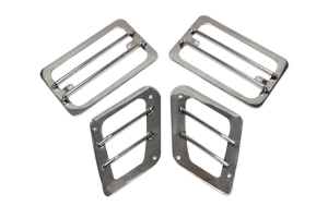 Smittybilt Euro Turn Signal Guards Stainless Steel