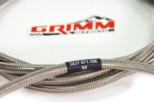 Grimm Offroad Stainless Steel Braided Reinforced Air Hose, 80-inch