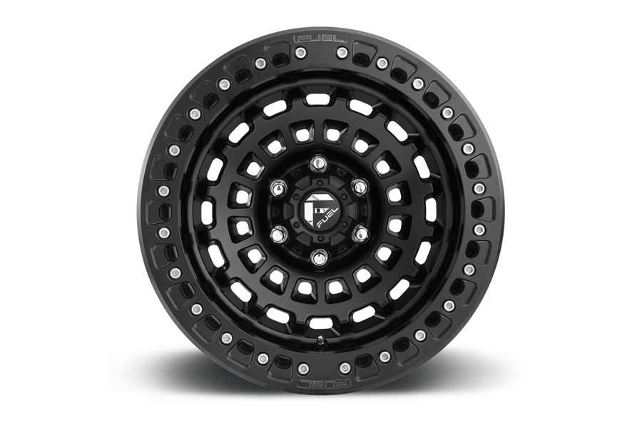 Fuel Offroad Zephyr Beadlock D101 Wheel 17x9 5x5 15mm Offset Matte Black - JT/JL/JK