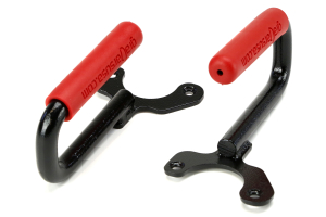 WD Automotive Grabars Front Black w/Red Handles - LJ/TJ