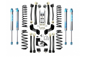 Evo Manufacturing HD 4.5in Enforcer Overland Stage 4 Lift Kit w/ King 2.0 Shocks - JL 