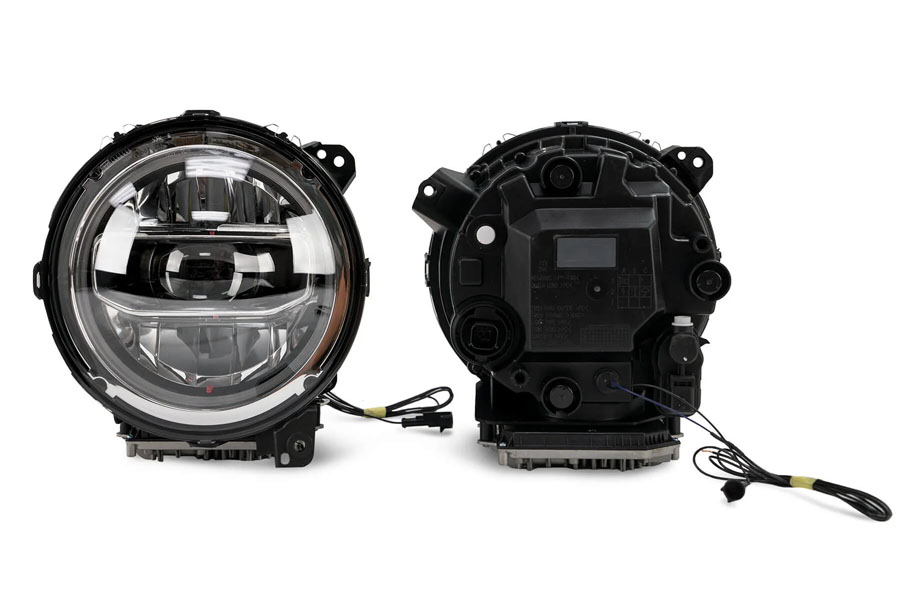 DV8 Offroad LED Headlights - Chrome - JT/JL