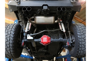 aFe Power Vulcan Series 2.5in Cat-Back Exhaust System - Black - JK 4Dr 3.6L/3.8L