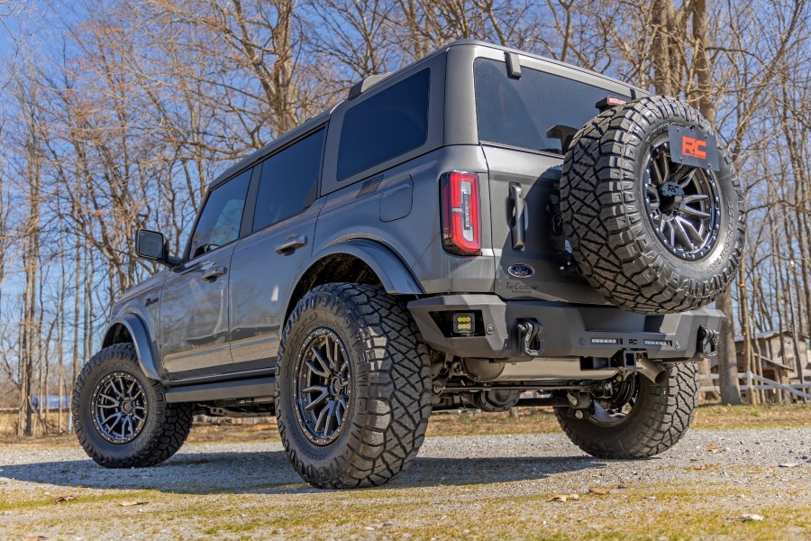 Rough Country Rear Bumper, Without LED Lights - Bronco 2021+